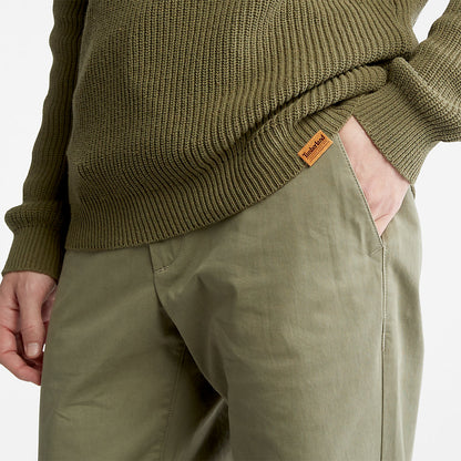 Mens Outdoor Heritage EK+ Sweater for Men in Dark Green - Timberland