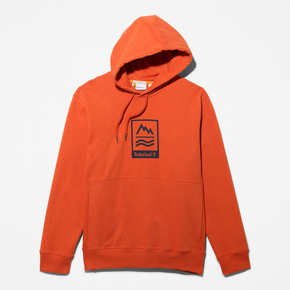 Mens Mountains-to-Rivers Hoodie for Men in Orange - Timberland