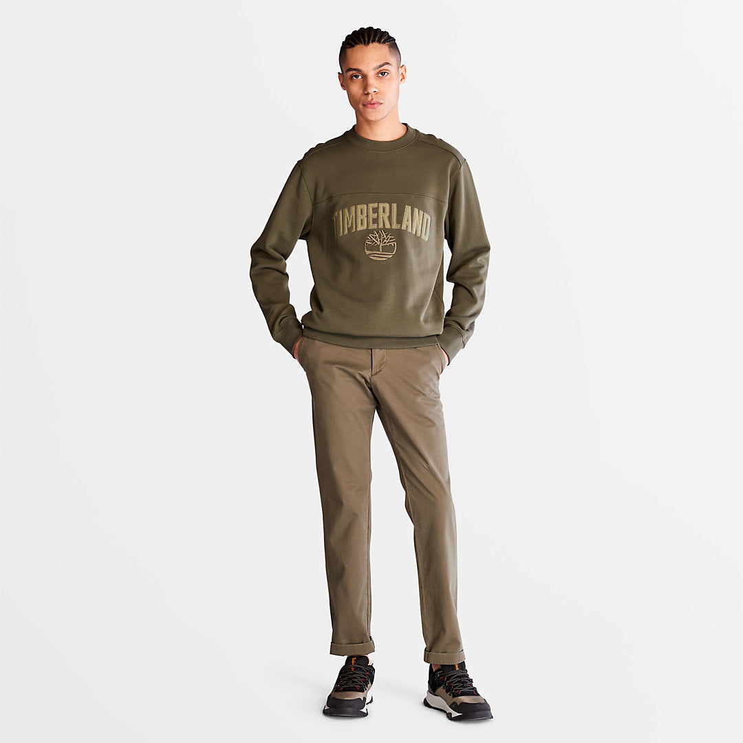 Mens Outdoor Heritage EK+ Sweatshirt for Men in Dark Green - Timberland