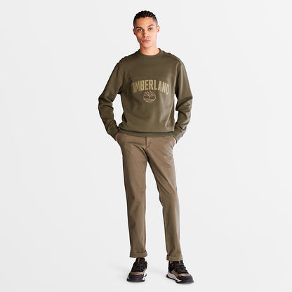Mens Outdoor Heritage EK+ Sweatshirt for Men in Dark Green - Timberland