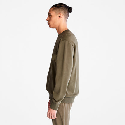 Mens Outdoor Heritage EK+ Sweatshirt for Men in Dark Green - Timberland