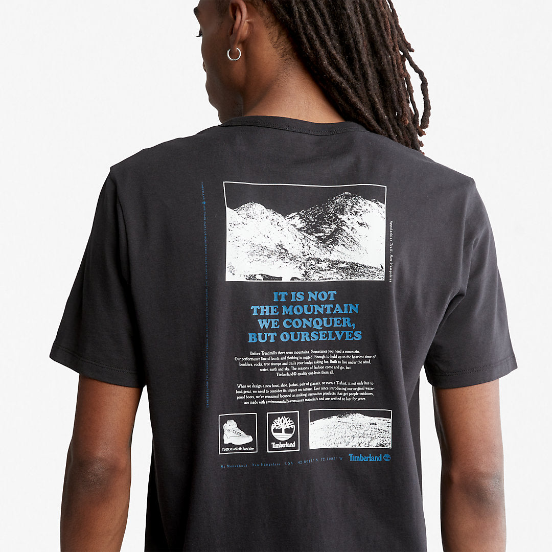 Mens Outdoor Heritage Boot-Logo T-Shirt for Men in Black - Timberland