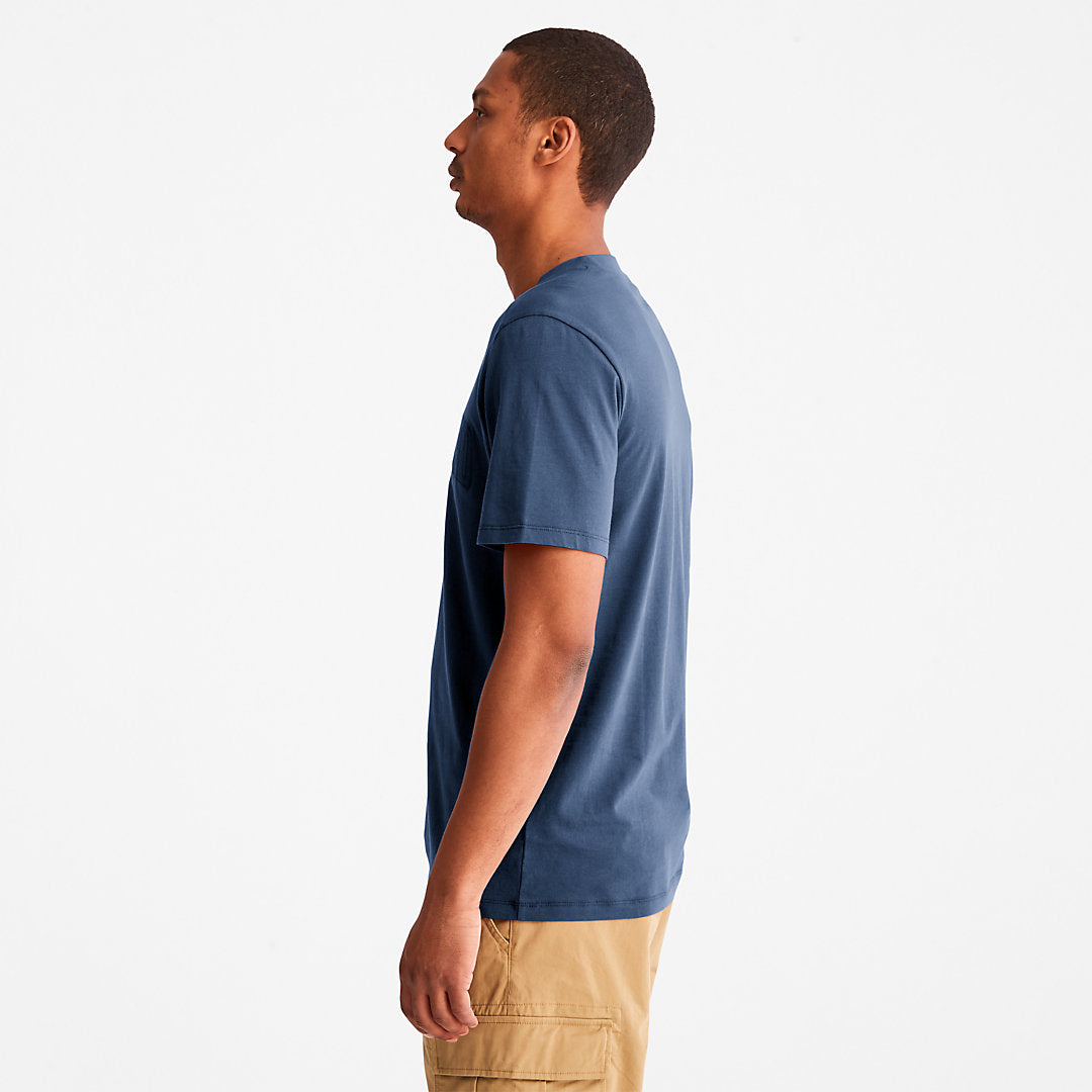 Mens Outdoor Heritage EK+ Graphic T-Shirt for Men in Blue - Timberland