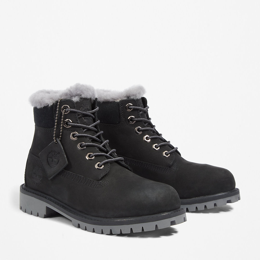 Kids Timberland® Premium 6 Inch Winter Boot for Youth in Black - Timberland