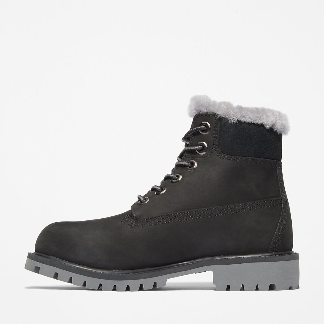 Kids Timberland® Premium 6 Inch Winter Boot for Youth in Black - Timberland