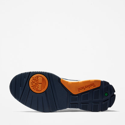 Mens Tree Racer Leather Trainer for Men in Navy - Timberland