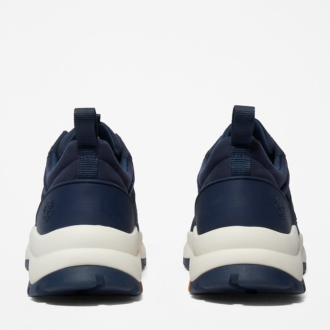 Mens Tree Racer Leather Trainer for Men in Navy - Timberland