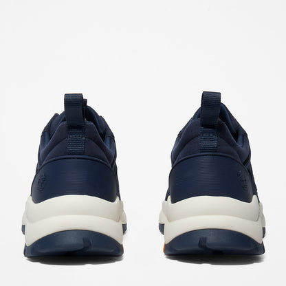 Mens Tree Racer Leather Trainer for Men in Navy - Timberland