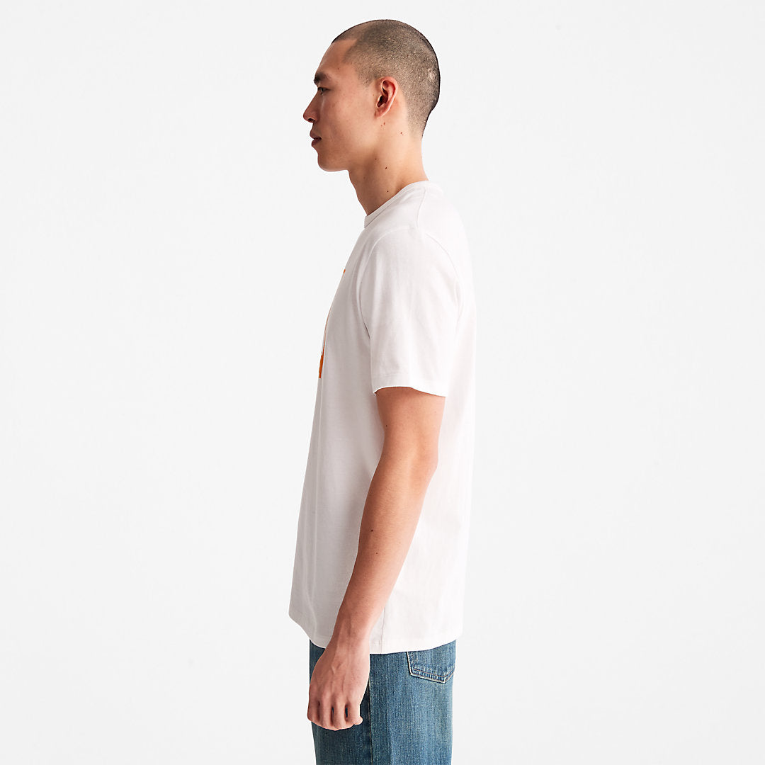Mens Mountains-to-Rivers T-Shirt for Men in White - Timberland