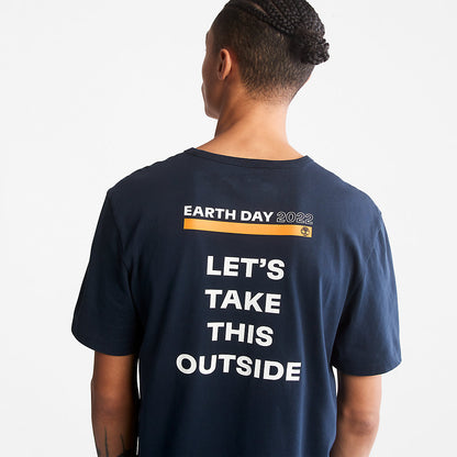Mens Earth Day EK+ T-Shirt for Men in Navy - Timberland
