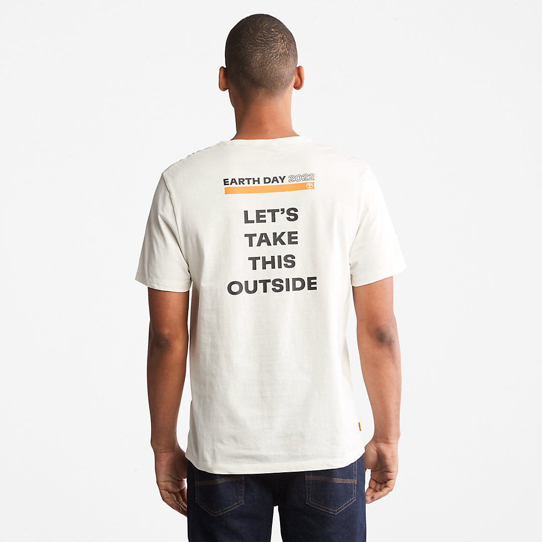 Mens Earth Day EK+ T-Shirt for Men in White - Timberland