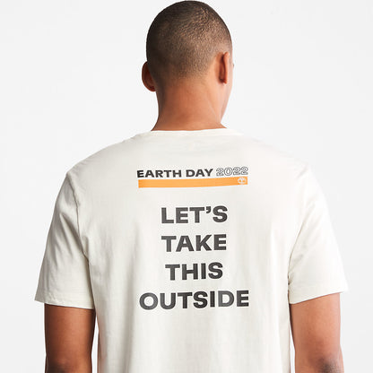 Mens Earth Day EK+ T-Shirt for Men in White - Timberland