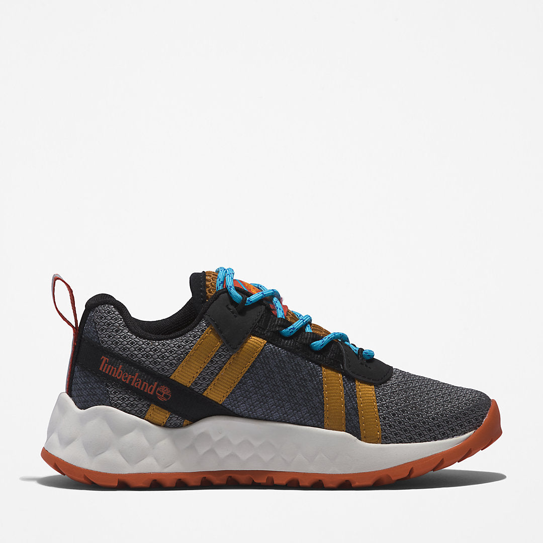 Kids GreenStride™ Solar Wave LT Trainer for Youth in Grey/Yellow - Timberland