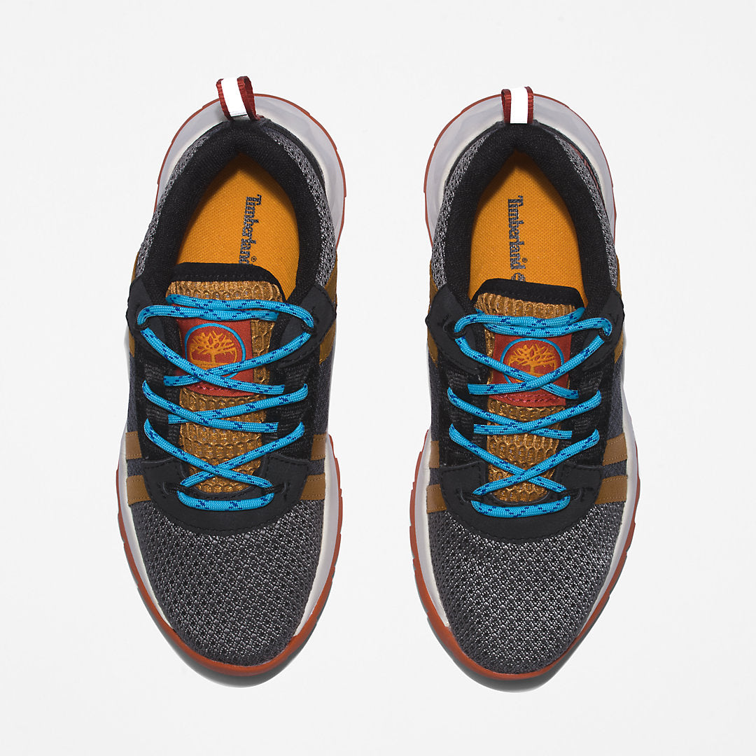 Kids GreenStride™ Solar Wave LT Trainer for Youth in Grey/Yellow - Timberland