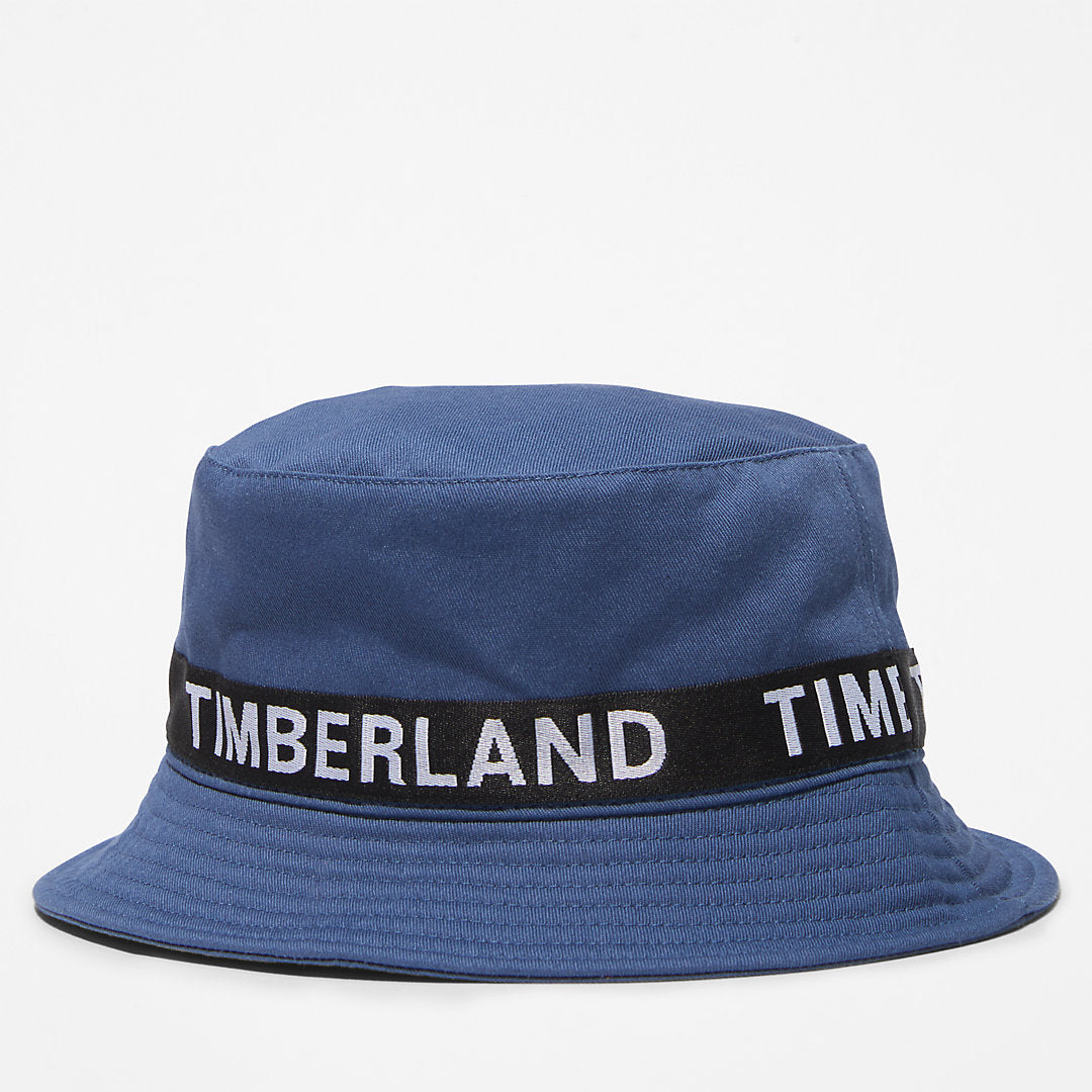 Mens Logo Bucket Hat for Men in Blue - Timberland