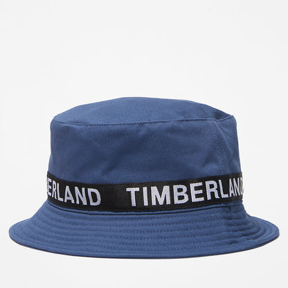 Mens Logo Bucket Hat for Men in Blue - Timberland