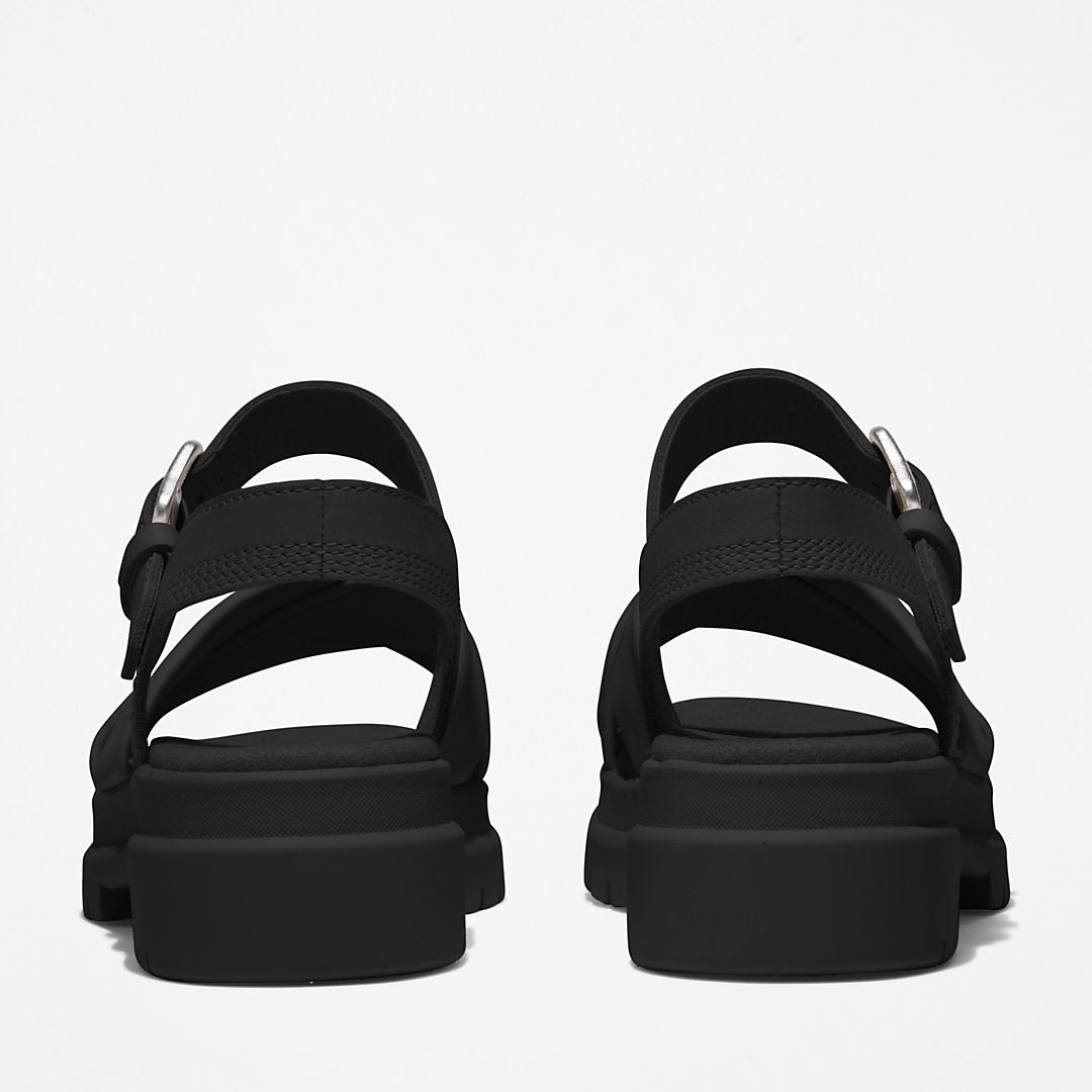 Womens London Vibe Ankle-strap Sandal for Women in Black - Timberland