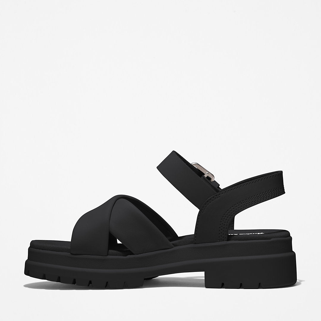 Womens London Vibe Ankle-strap Sandal for Women in Black - Timberland