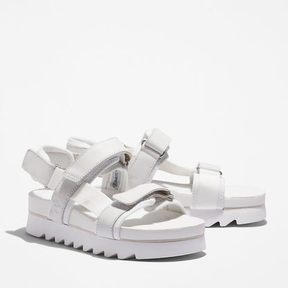 Womens Santa Monica Sunrise Sandal for Women in White - Timberland