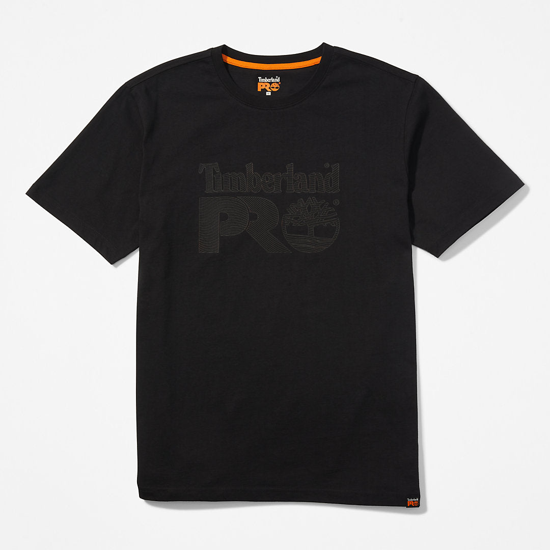 Mens Timberland PRO® Textured Graphic T-Shirt for Men in Black - Timberland