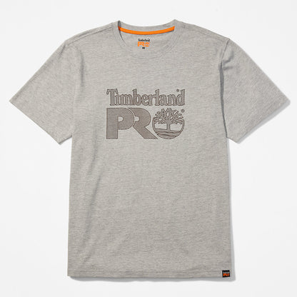Mens Timberland PRO® Textured Graphic T-Shirt for Men in Grey - Timberland