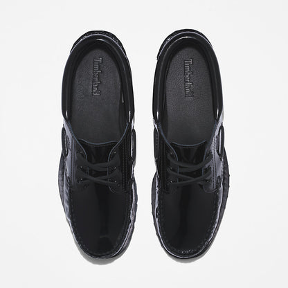 Womens Timberland® Noreen 3-Eye Boat Shoe for Women in Black - Timberland
