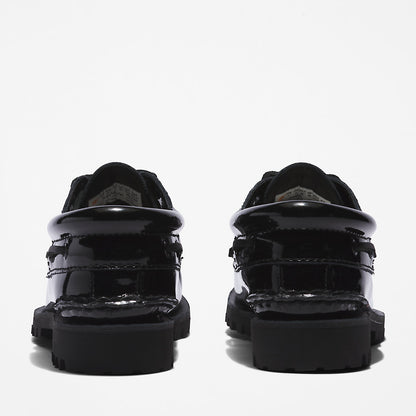 Womens Timberland® Noreen 3-Eye Boat Shoe for Women in Black - Timberland
