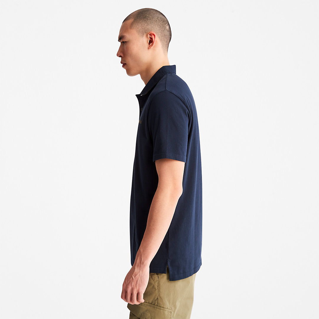 Mens Outdoor Heritage Polo Shirt for Men in Navy - Timberland