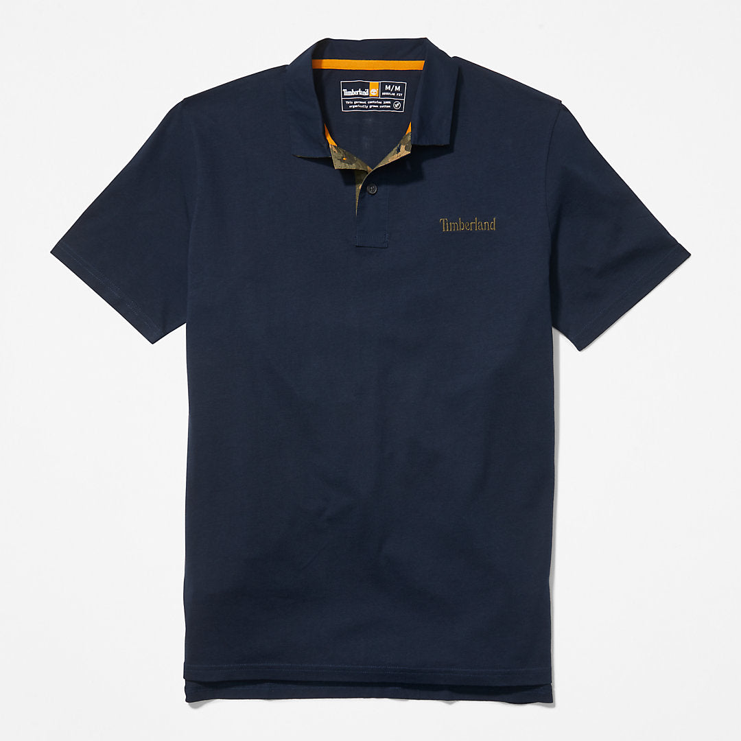 Mens Outdoor Heritage Polo Shirt for Men in Navy - Timberland