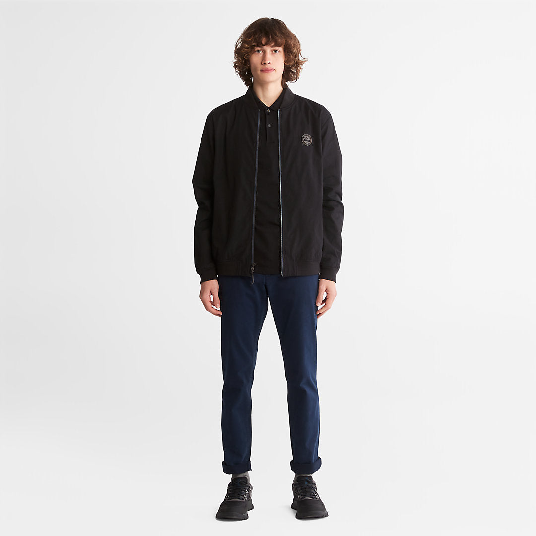 Mens DWR Bomber Jacket for Men in Black - Timberland