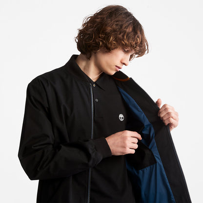 Mens DWR Bomber Jacket for Men in Black - Timberland