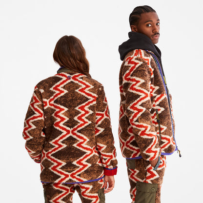 Mens Bee Line x Timberland® Fleece Jacket in Red - Timberland