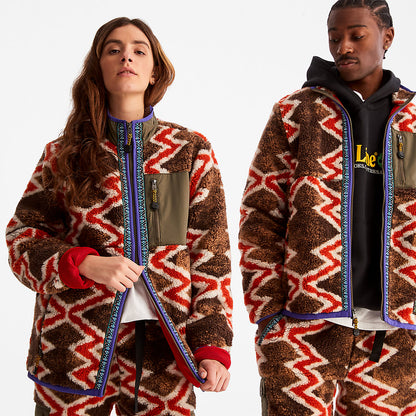 Mens Bee Line x Timberland® Fleece Jacket in Red - Timberland