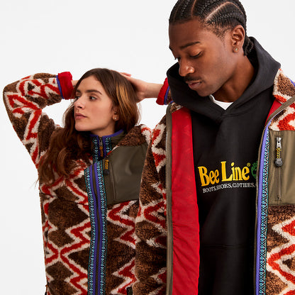Mens Bee Line x Timberland® Fleece Jacket in Red - Timberland