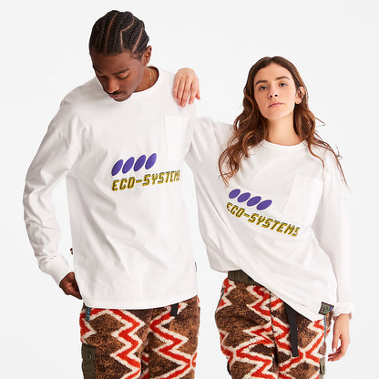Mens Bee Line x Timberland® Long-sleeved T-Shirt in White - Timberland
