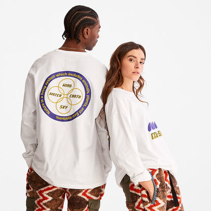 Mens Bee Line x Timberland® Long-sleeved T-Shirt in White - Timberland