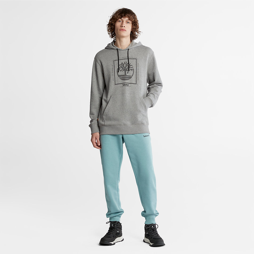 Mens Logo Hoodie for Men in Grey - Timberland