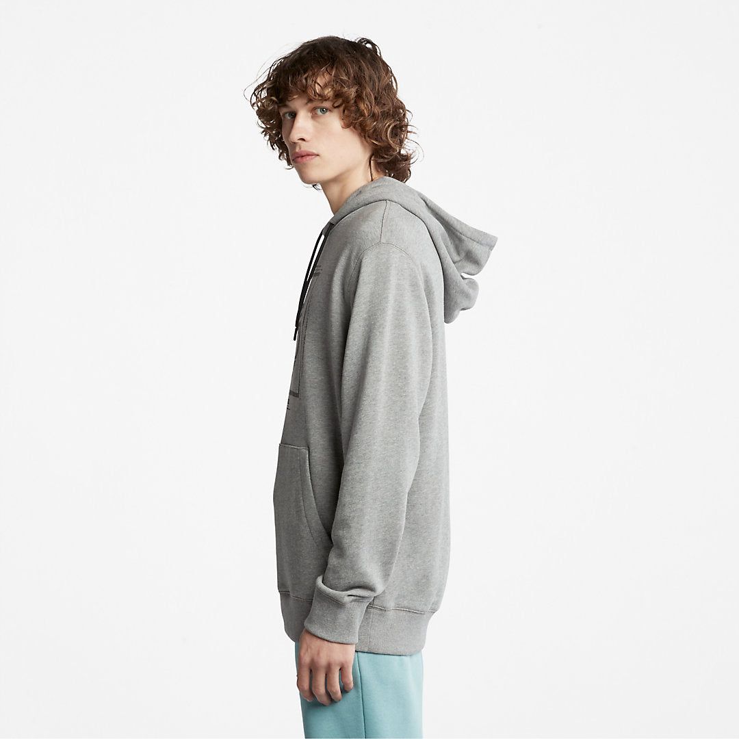 Mens Logo Hoodie for Men in Grey - Timberland