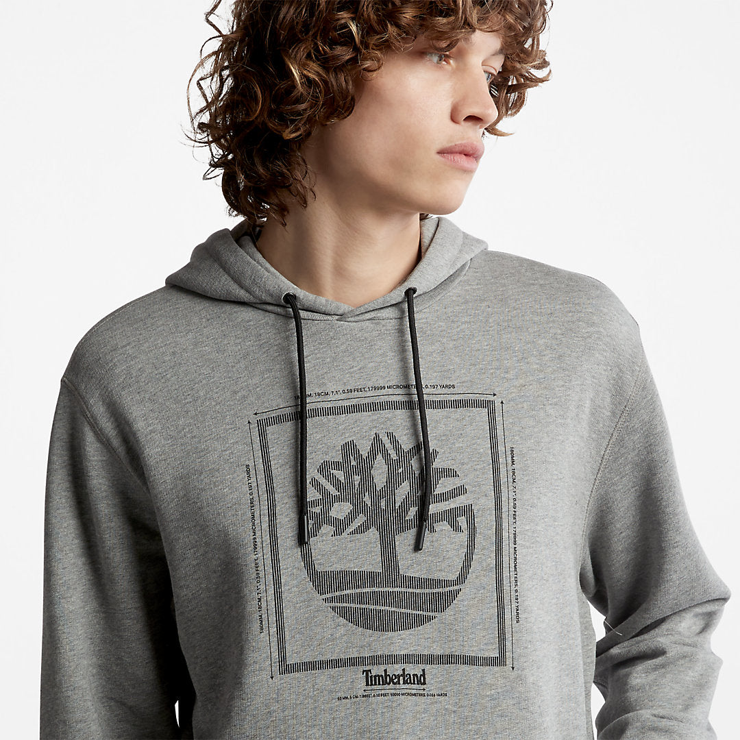 Mens Logo Hoodie for Men in Grey - Timberland