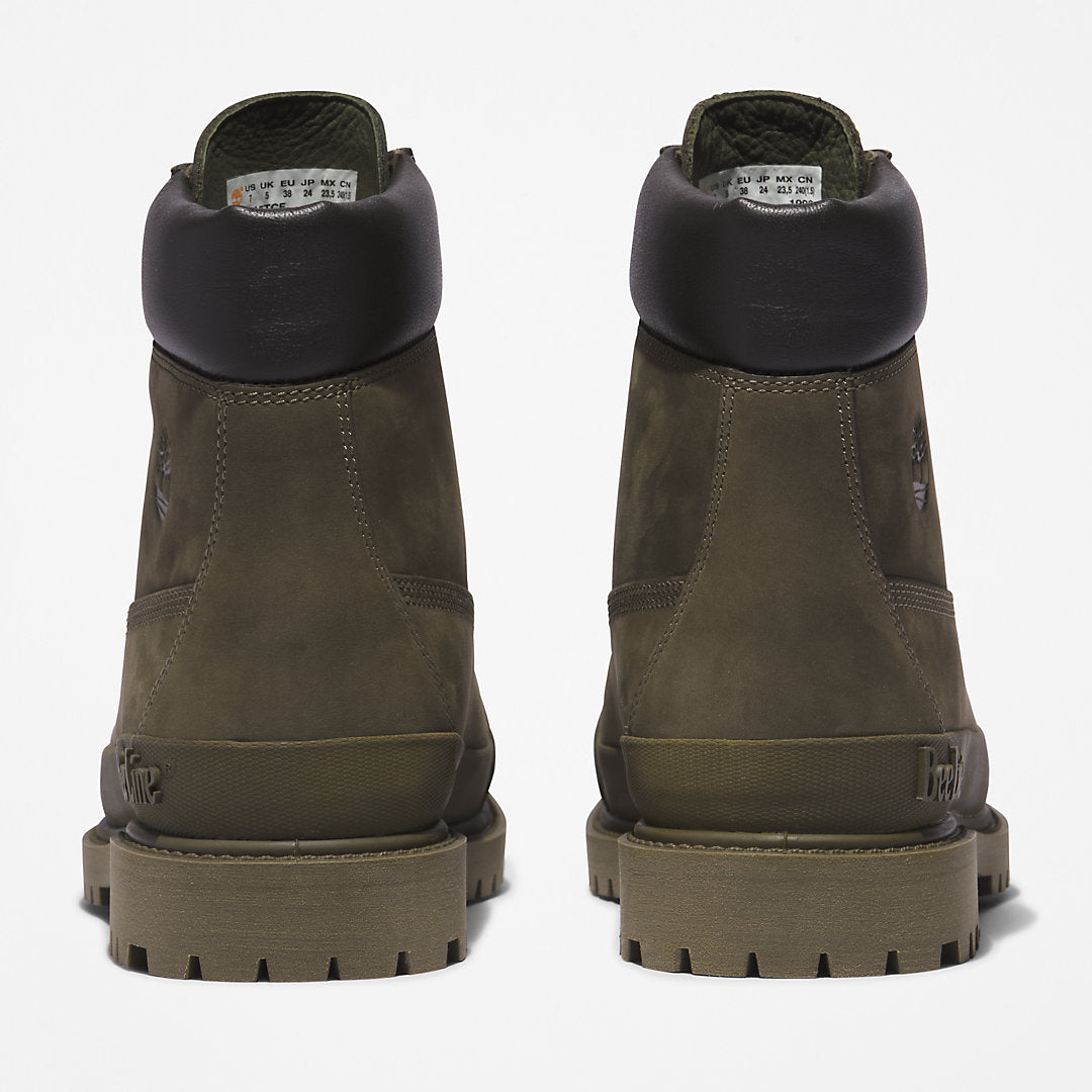 Womens Bee Line x Timberland® 6 Inch Rubber Toe Boot for Women in Dark Green - Timberland
