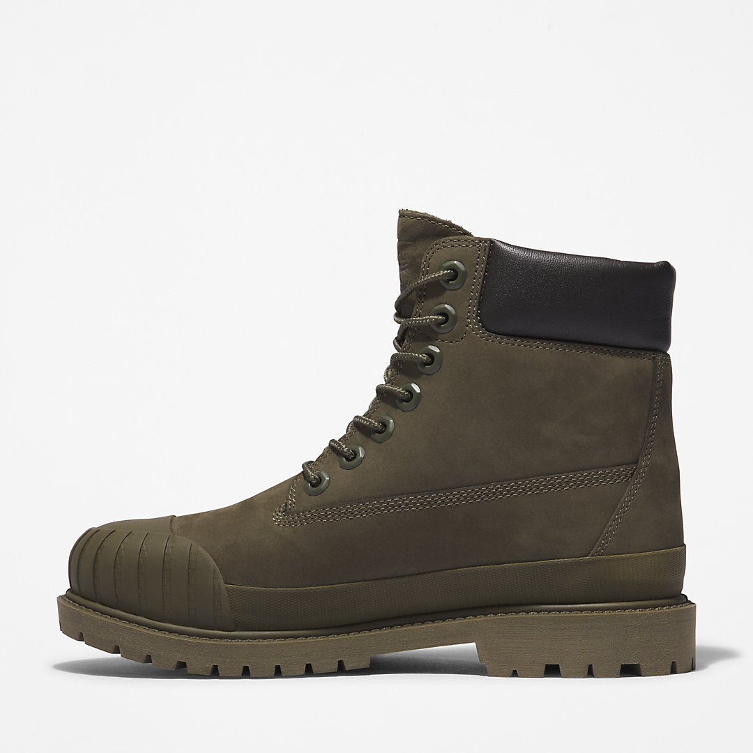 Womens Bee Line x Timberland® 6 Inch Rubber Toe Boot for Women in Dark Green - Timberland