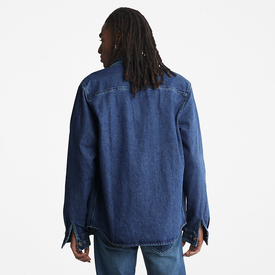 Mens Outdoor Heritage Denim EK+ Overshirt for Men in Indigo - Timberland