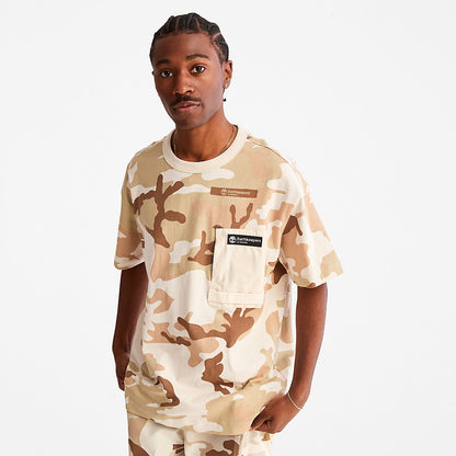 Mens Earthkeepers® by Raeburn Utility T-Shirt in Camo - Timberland