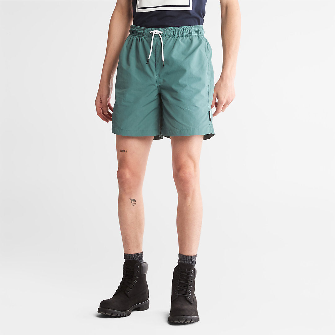 Mens All Gender Windbreaker Shorts in Green - Timberland