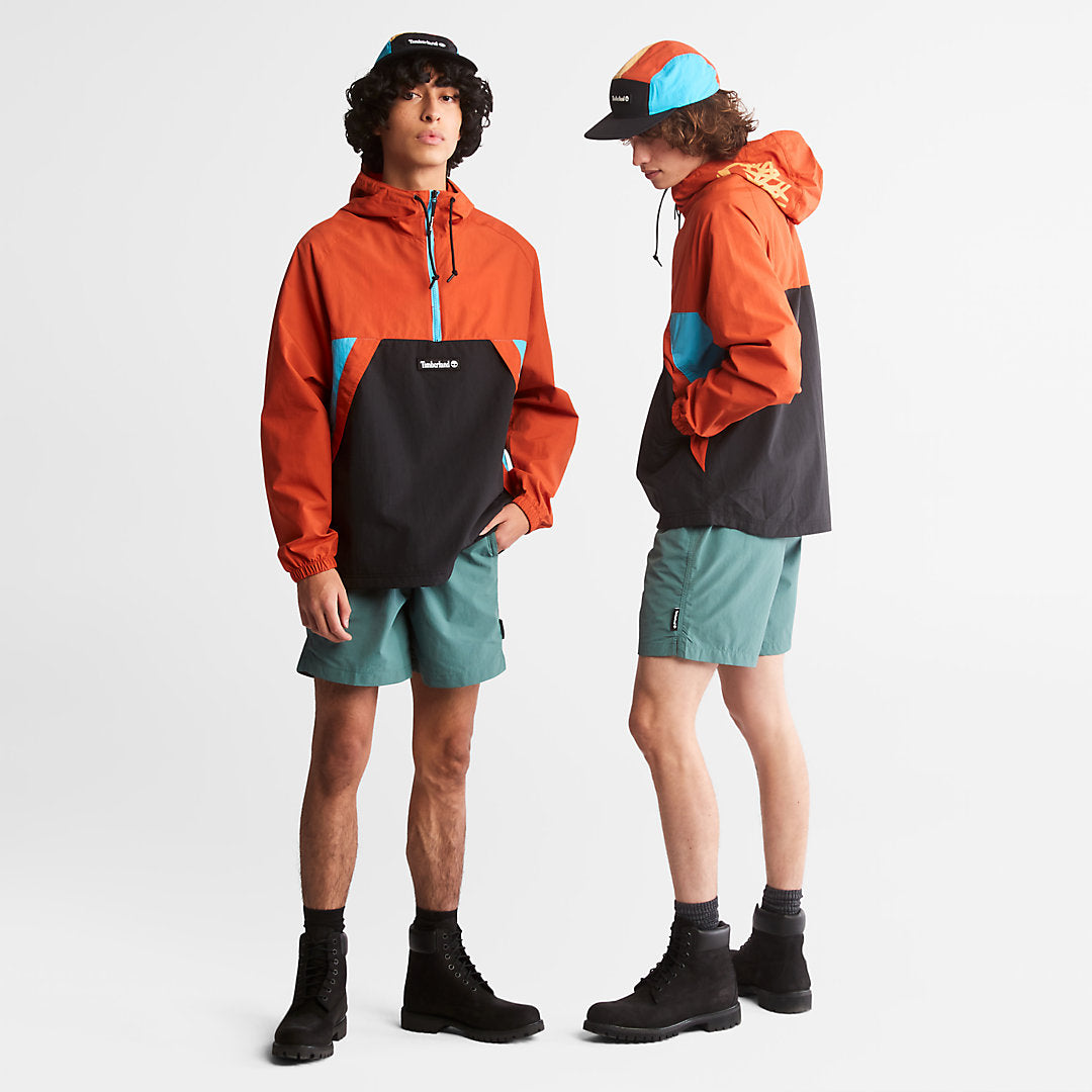 Mens All Gender Windbreaker Shorts in Green - Timberland