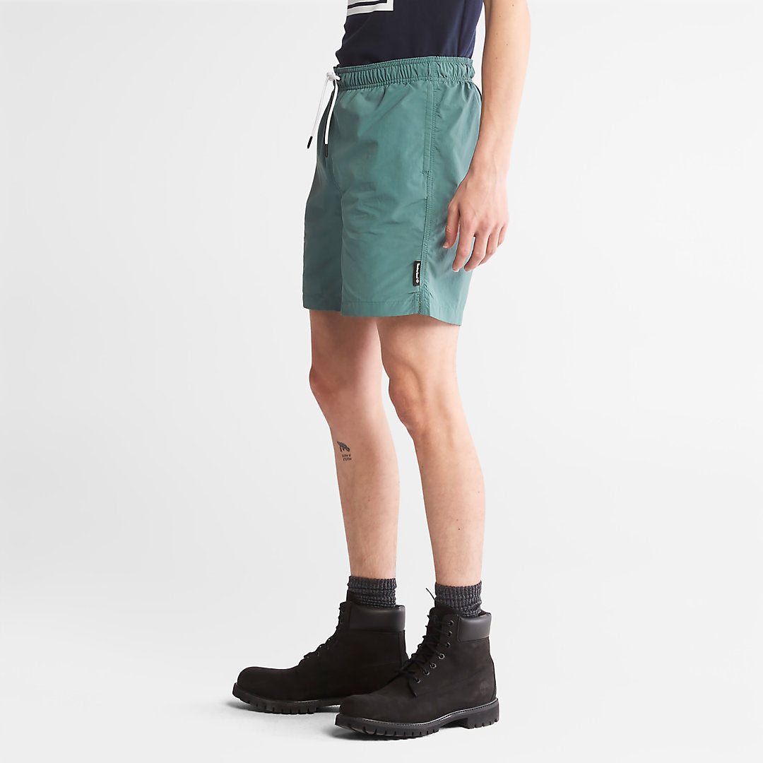 Mens All Gender Windbreaker Shorts in Green - Timberland