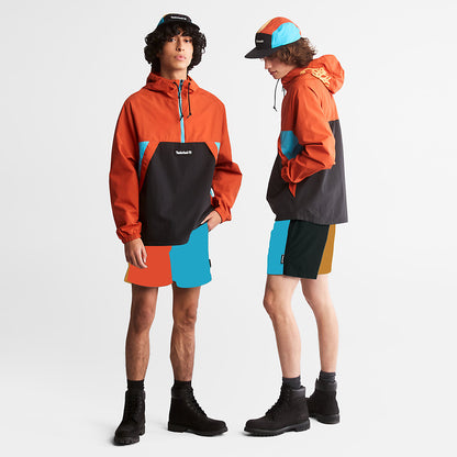 Mens All Gender Windbreaker Shorts in Orange - Timberland