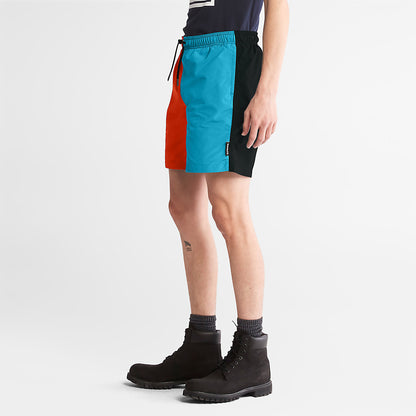 Mens All Gender Windbreaker Shorts in Orange - Timberland