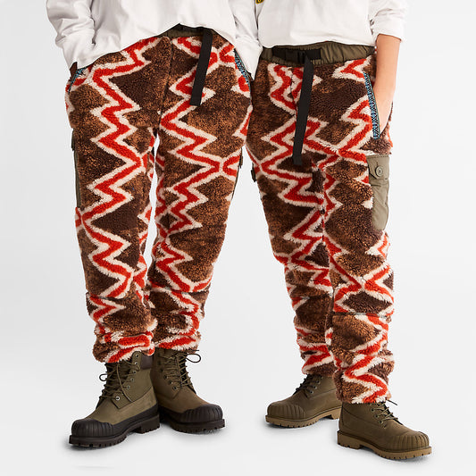 Mens Bee Line x Timberland® Fleece Bottoms in Red - Timberland