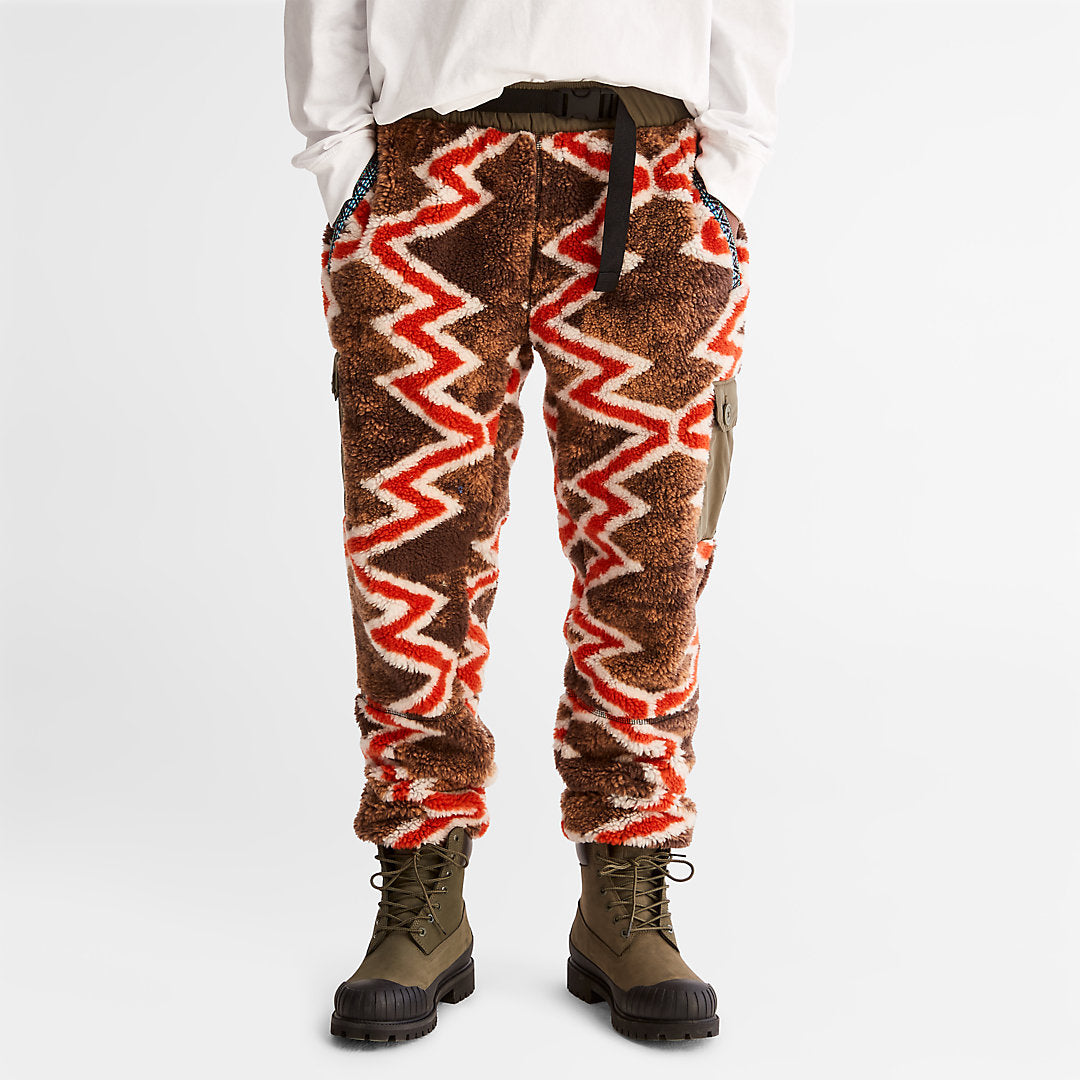 Mens Bee Line x Timberland® Fleece Bottoms in Red - Timberland